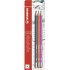 Graphite Pencil with Eraser - STABILO pencil 160 - My