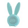 Digital Alarm Clock Cute Bunny Shape LED Night Light Luminous