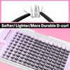 VEYESBEAUTY Eyelash Extensions Cluster Lash Extension Manga 8-18 mm