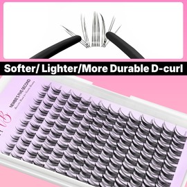 VEYESBEAUTY Eyelash Extensions Cluster Lash Extension Manga 8-18 mm