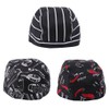 Sharplace 3pcs Chefs Skull Cap Mens Women Catering Clubber,Cooks,Butchers Uniform