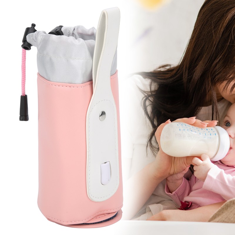 Feeding Bottle Warmer Bag Travel Portable Baby Bottle Heater Warming