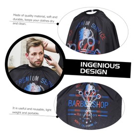 CIYODO Hair Cutting Dyeing Apron Salon Cape Hair Styling Cloak Barber Supplies Easy Clean