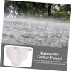 DOITOOL downspout Gutter Filter shunt Funnel Trap rainwater Collection Barrel