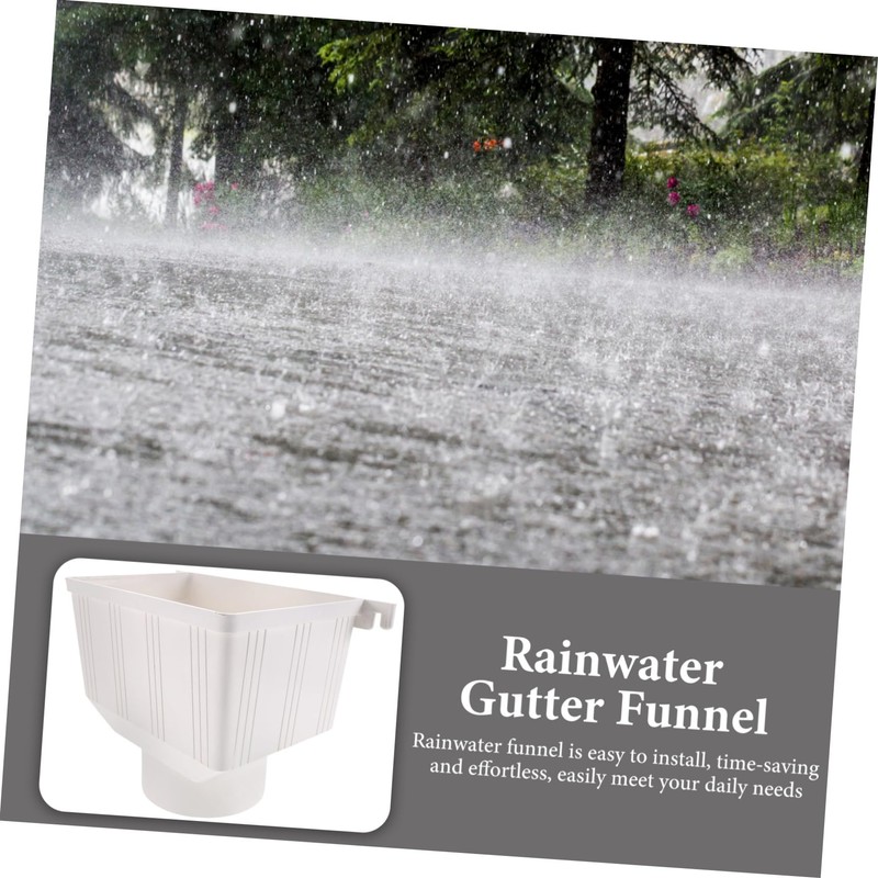 DOITOOL downspout Gutter Filter shunt Funnel Trap rainwater Collection Barrel