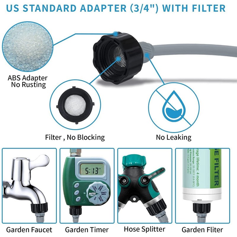 Garden Hose Set Professional Humidification Cooling and Dust Removal Watering