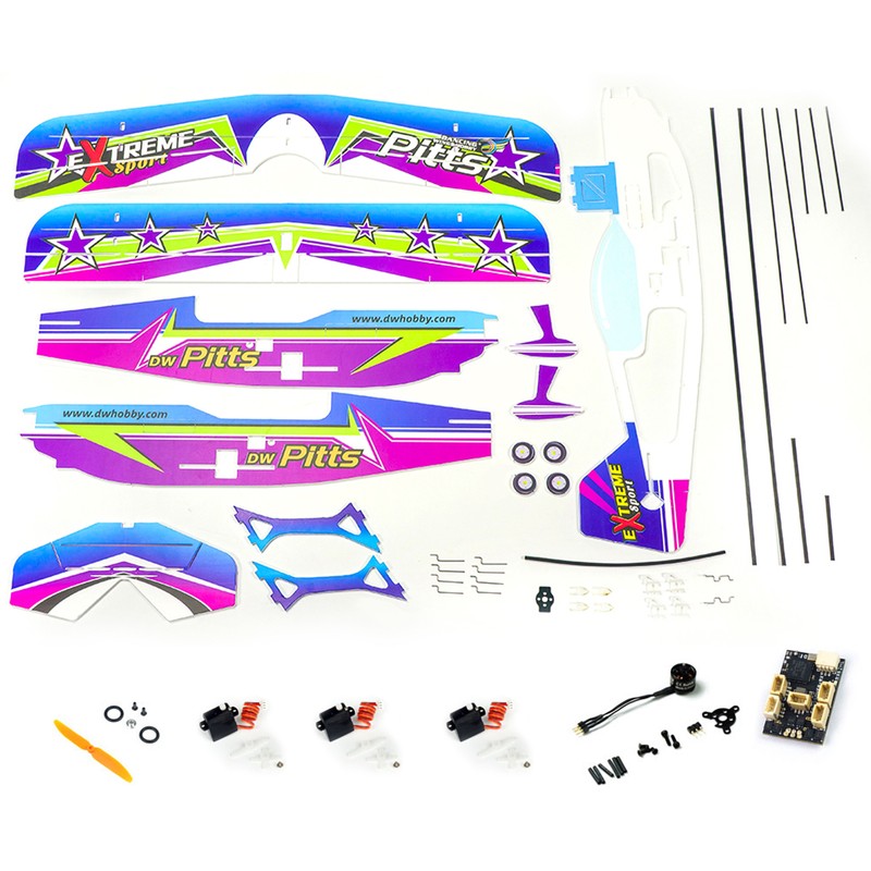 DWH E3005-152E PITTS RC Airplane Aircraft Foam Plane 450mm Wingspan