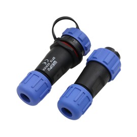 HangTon Weipu SP13 2 Pin Waterproof Electrical Connector, Male Female Cable Plug, IP68 Aviation Circular 13A 250V for Outdoor AC DC Power