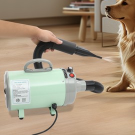 Pet Hair Dryer, Electric Dog Cat Hair Dryer, Pet Drying Machine with 4 Nozzles