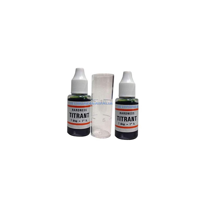 FILTRIACQUAITALIA Titrant Water Hardness Analysis Kit (French Grade) for Measuring