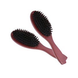 Minkissy Pack Wooden Massage Comb Natural Bristle Hair Brush Set Gentle Scalp for Men