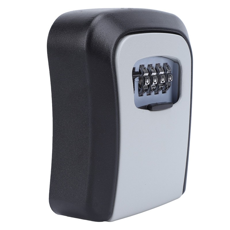 Key Lock Box Wall Mounted Multifunctional 4 Digit Combination Lock