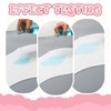 Hahafelt 3 Pcs Changing Pad Liners Fits in Peanut Shape