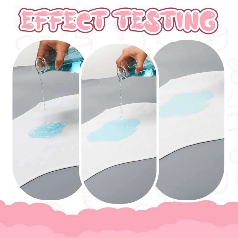Hahafelt 3 Pcs Changing Pad Liners Fits in Peanut Shape