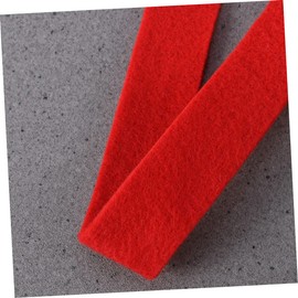 HOODANCOS Wool Felt Ribbon Red for Christmas Tree Decorations Craft Projects and Appliques Non-Toxic Material for DIY Crafts and Wreaths