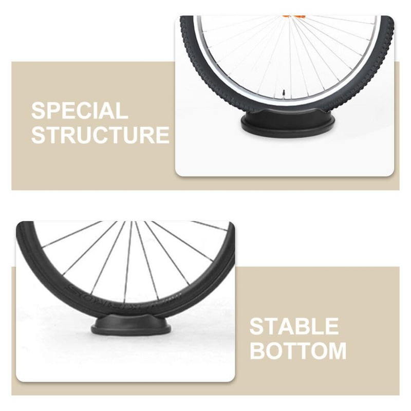 Sosoport Indoor Bike Trainer Stand Accessory Sturdy Plastic Front Wheel