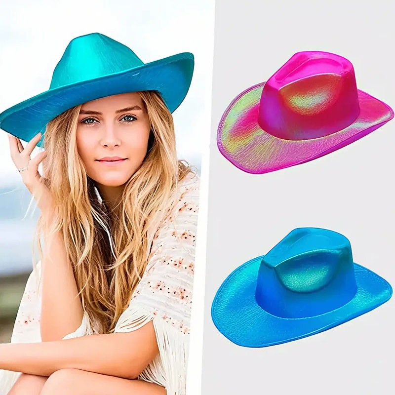 Sombrero Vaquero Rodeo Tornasol Disfraz Batucada Texano