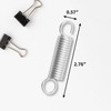 QUETTO Extension Springs, Stainless Steel, Dual Hook Ends, 4 Pieces