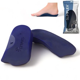 Slimflex Achilles Tendonitis Support Insoles | Men and Women - High Density | High Force for Maximum Arch and Heel Control | Reduces Tendon Strain and Limits Foot Movement