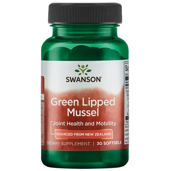 Swanson New Zealand Green Lipped Mussel Oil 30 Sgels