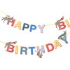 Talking Tables 3 Metre Safari Animal Themed Happy Birthday Paper Party Garland for Girls & Boys, Zoo, Eco-Friendly, Banner Madagascar, Jungle