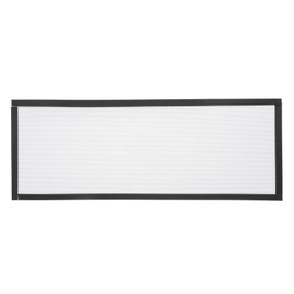 sourcing map 2PCS PC Dust Filter, 400mmx150mm PVC Computer Case Cooler Dustproof Mesh Cover Fan Grills for Computer Chassis Speaker, White