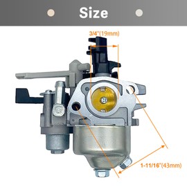 Huayi OEM Carburetor for Briggs and Stratton CR950 XR950 208cc 6hp Engines for Kohler CH260 CH270 Generator Lawn Mower Water Pump Log Splitter Carb Replace 596079 592864 595780