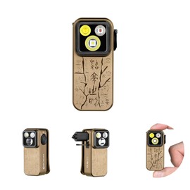 OLIGHT Oclip Pro EDC Flashlight Clip-on Light, Rechargeable 500 Lumens with Three Lighting Solutions Type-C Charging, Magnetic Flash Lights for Outdoor or Indoor Use(Ancient Script)