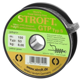 WAKU STROFT GTP S Type 3 Yellow Green 150 m Braided Fishing Line 8.00 kg