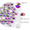 10080pcs Flatback Crystal Rhinestones Half Round Glue Fix Rhinestone for