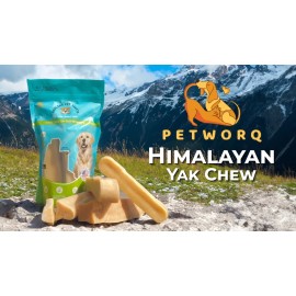 Himalayan Dog Chew Yak Cheese Himalayan Dog Chews 100%Original Milk Training Treats Small Size Pack - 10 Pcs