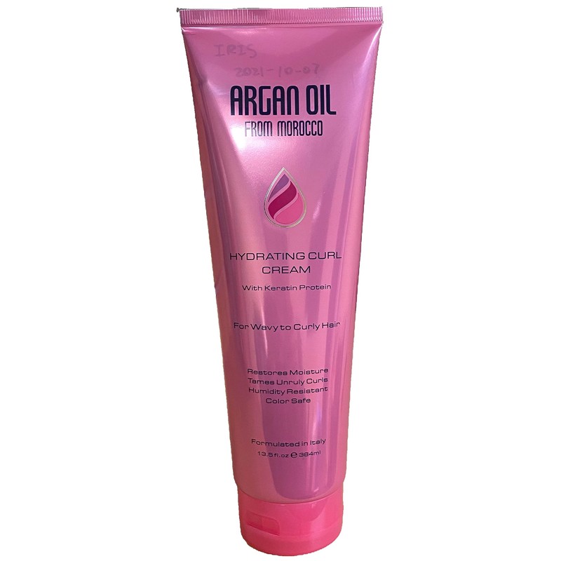 Argan Oil from Morocco Hydrating Curl Cream with Keratin Protein,