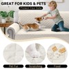 PrinceDeco Couch Cover for Dogs Washable Reversible Couch Covers for