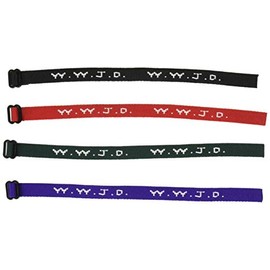 W. W. J. D. Strap Bracelet Assortment (12 PC) by Rhode Island Novelty