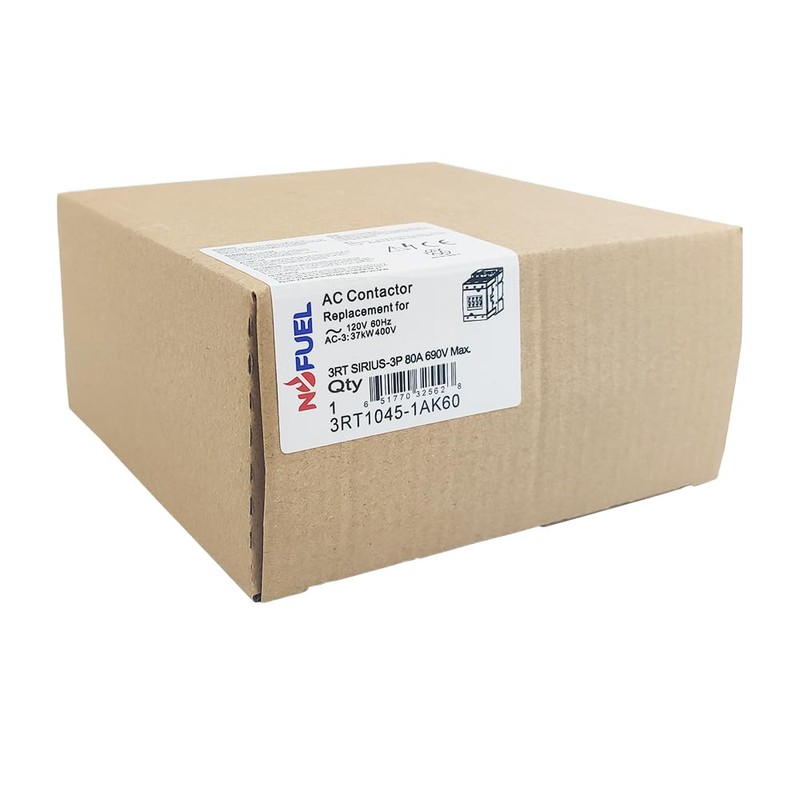 3RT1045-1AK60 Contactor 120V Coil 80A Same as Contactor 3RT1045-1AK61 AC