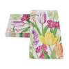 Caspari Spring Flower Show Guest Towel Napkins - 15 Per