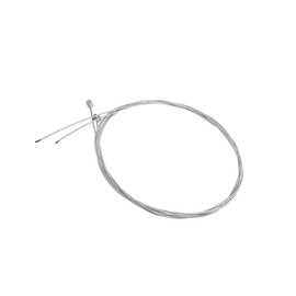 INFINAUTO 2pcs Silver Tone Universal Front Rear Brake Cable Wire for Bicycle Durable Material Stylish Design