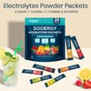Sooergy Electrolytes Powder Packets Sugar Free Hydration Packets, 7 Flavors