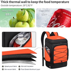 Ciihars Soccer Bag - Soccer Backpack with Ball Holder,Sport Equipment Bags gifts for soccer stuff Water resistant Includes Separate Cleat Fit Basketball Volleyball Football (soccer bag orange)