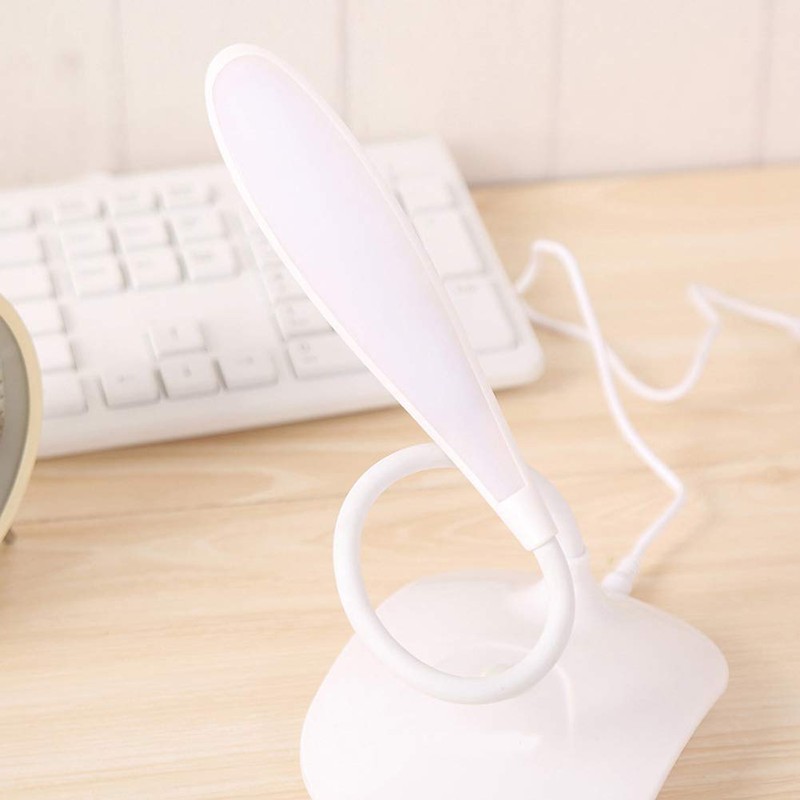 LED Table Lamp,Portable Eye-Protected Flexible Gooseneck Small Desk Lights for