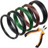 Mudder 5 Roll Aluminum Bonsai Training Wire Tree 160 Feet