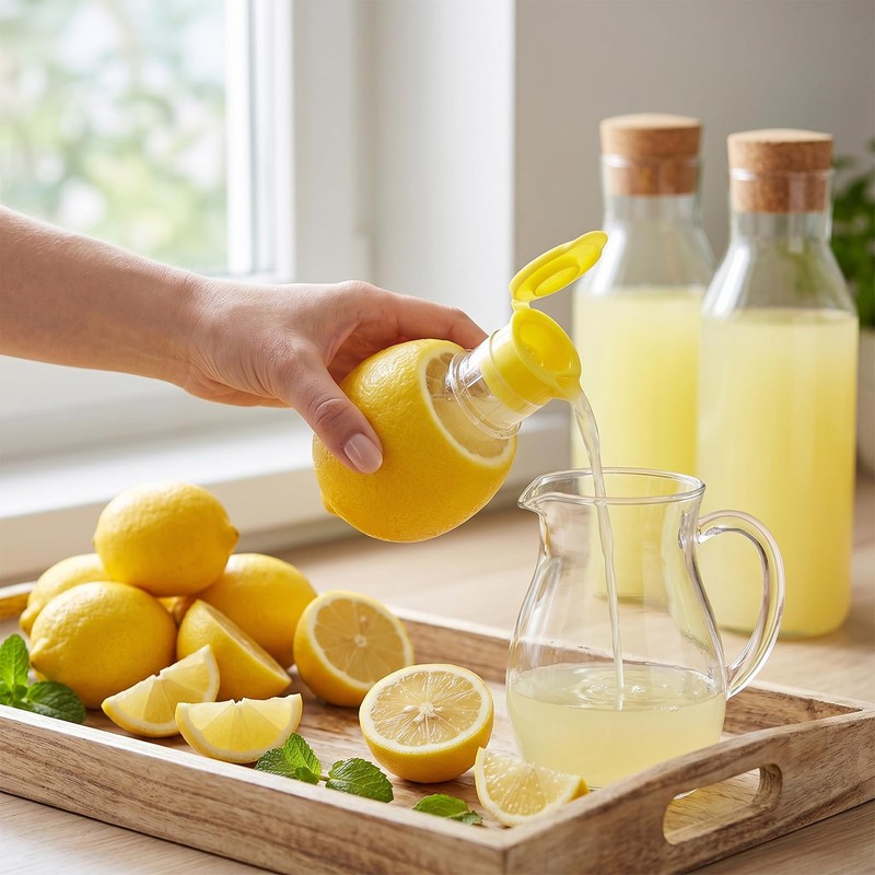 Saituo Home 2 Pcs Lemon Squeezers, Manual Lemon Juicer with