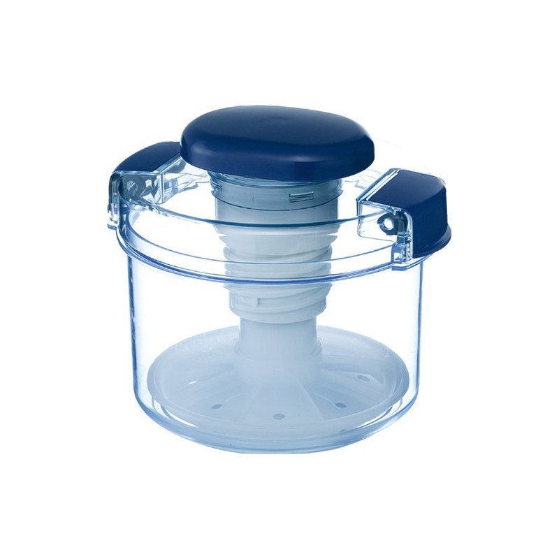 Squirrel R-10 Instant Pickle Container, Round Shape, Clear Blue, 29.4