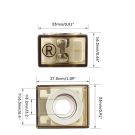 MRBF Terminal Fuses- 200Amp 58V DC Max/IP66 Waterproof Fuse for Boats, Marine, RVs, Solar Systems - Overload & Short Circuit Protection - Fits Inverters, Charging Piles, Trolling Motor (5-Pack)