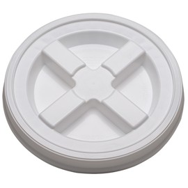 (3) White Gamma Seal Lids - Brand New