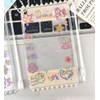 Cute Photocard Holder Postcard Lomo Cards Keychain Holder (Yellow)