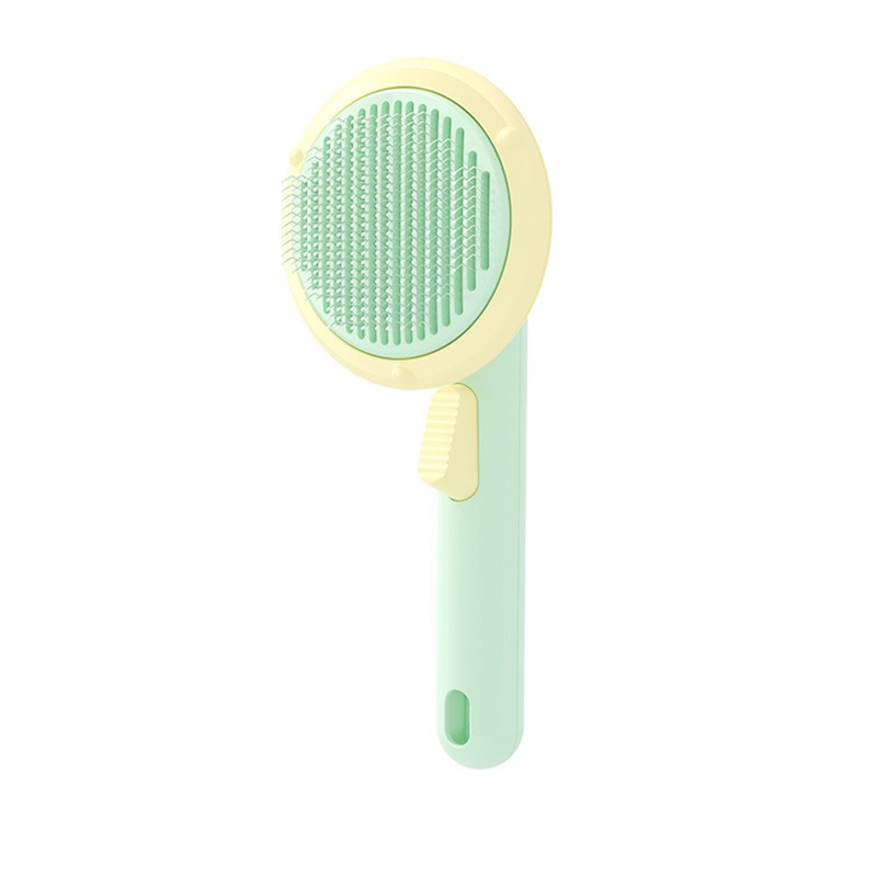 Pet Silicone Comb Comfortable Massage Self Cleaning Hair Removal Pet
