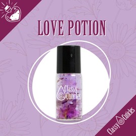 Classy Cuticles Classy Cuticles | Hand Blended Cuticle Oil | Vegan, Cruelty-Free, & Hydrating | Vitamin E, Jojoba, and Argan Oil | 3 mL Roller Bottle | Love Potion Scent | Pack of 3
