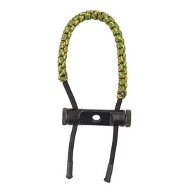 AMEYXGS Archery Archery Bow Sling Compound Bow Wrist Sling Bow Sling Braided Cord Rope Adjustable Strap Shooting Target Outdoor Hunting Accessories (Green Camo)