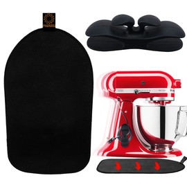Sliding Mat for Kitchenaid Stand Mixer Slider Mat with Bendable Cord Organizers for Kitchen aid 4.5-5 Qt Appliances Coffee Air Fryer Slider Mat